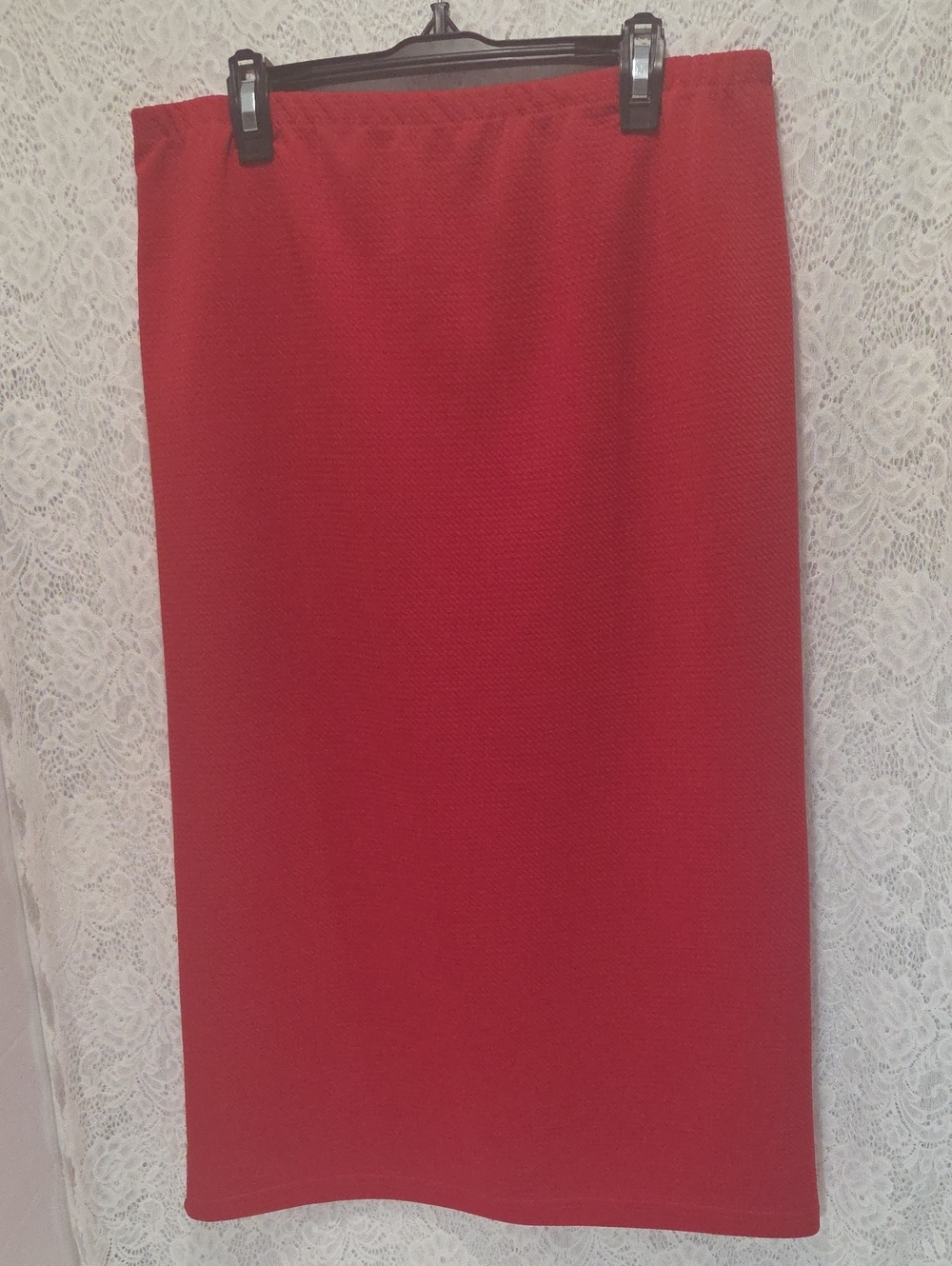 Red Women’s Pencil Skirt - Classic Straight Fit. Unbranded.  Brand New